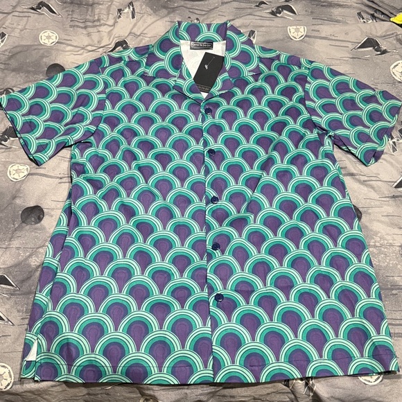 Pinup Couture Other - BNWT PINUP GIL CLOTHING PUG ROOM 237 MENS BUTTON DOWN SZ M